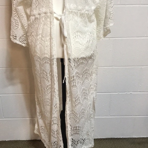 Lace Swim Suit Coverup 1 Size - Picture 3 of 6